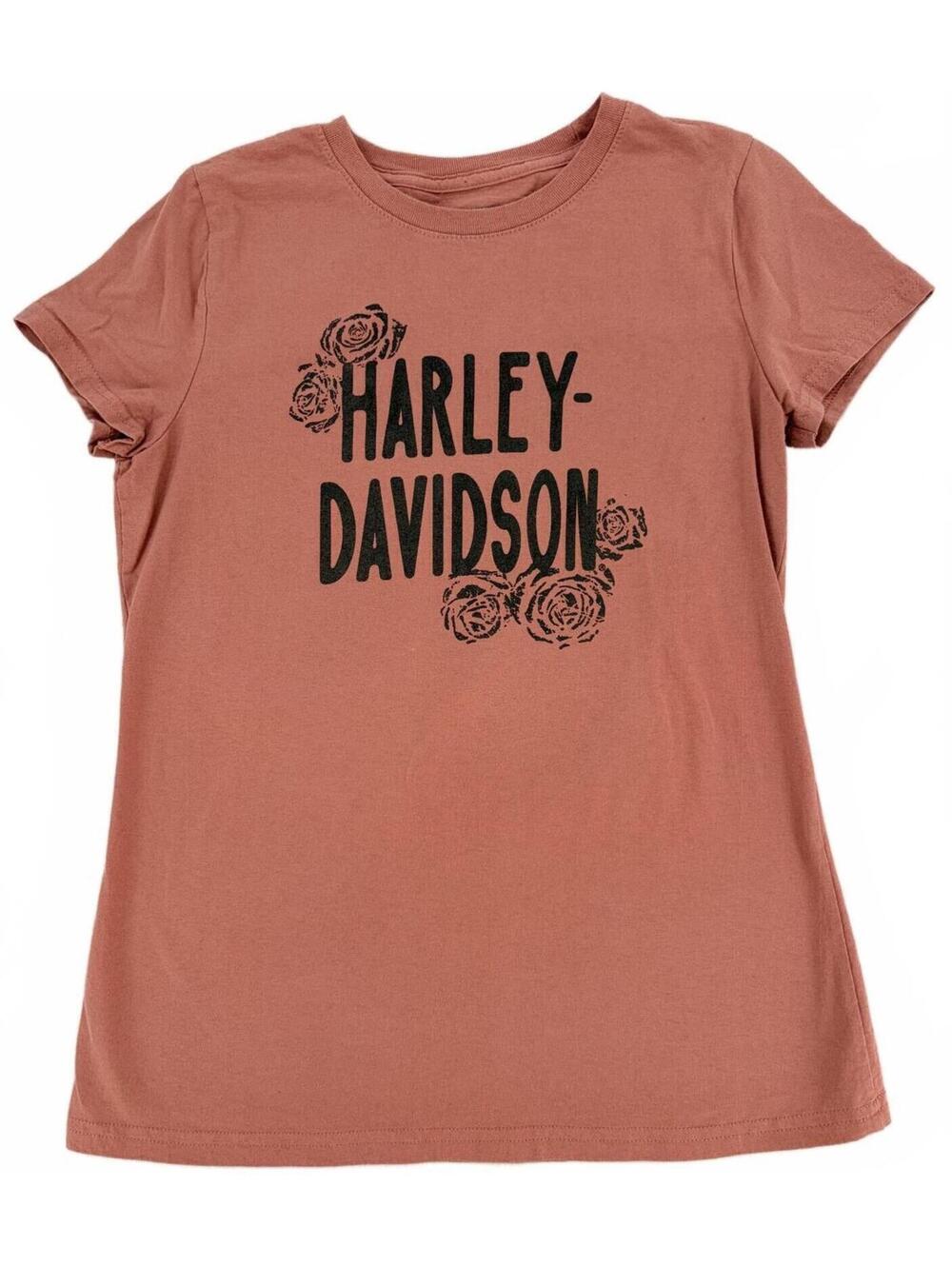 Harley-Davidson Women's T-Shirt Small Rust Classic‎ Streetwear